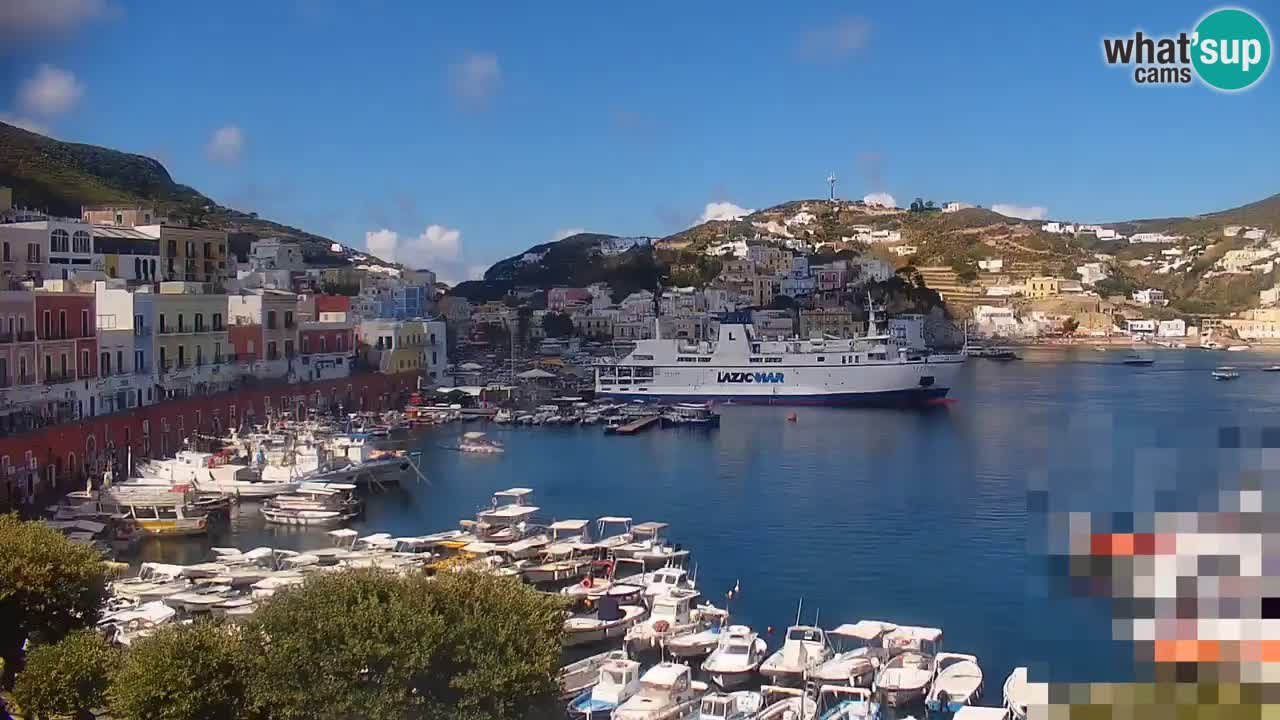 Otok Ponza web kamera Luka