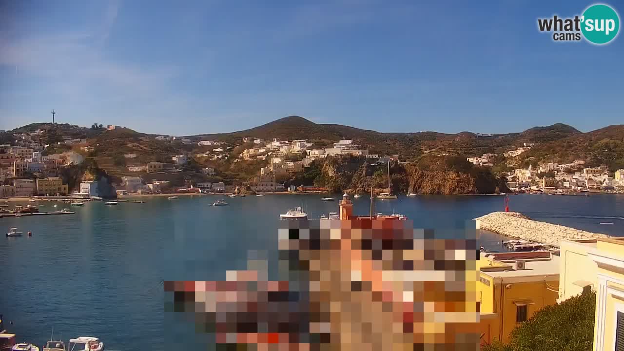 Otok Ponza web kamera Luka