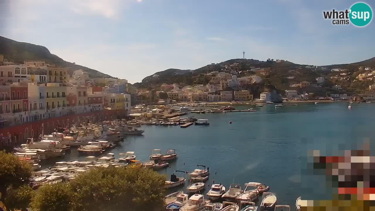 Otok Ponza web kamera Luka