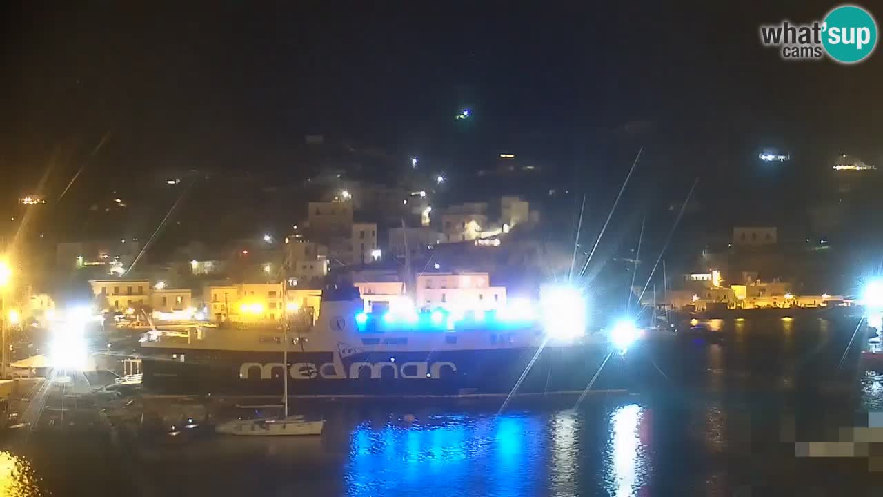 Otok Ponza web kamera Luka
