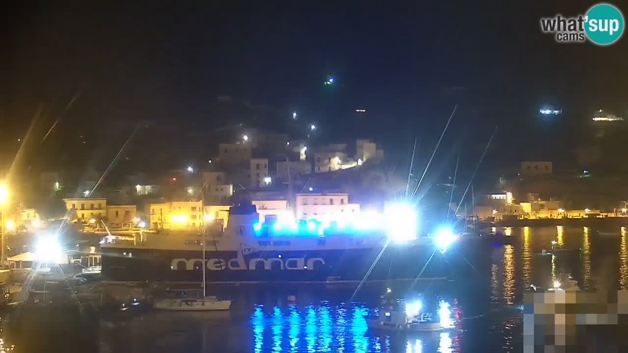 Otok Ponza web kamera Luka