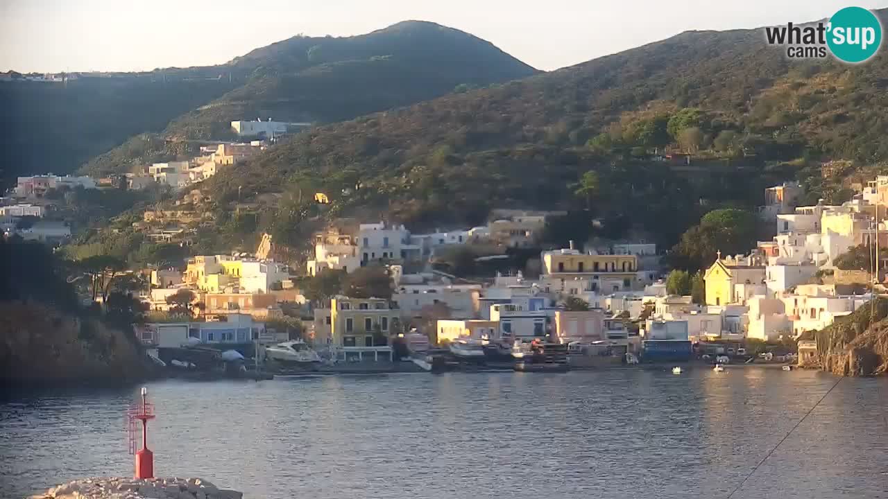 Otok Ponza kamera Pogled na pristanišče