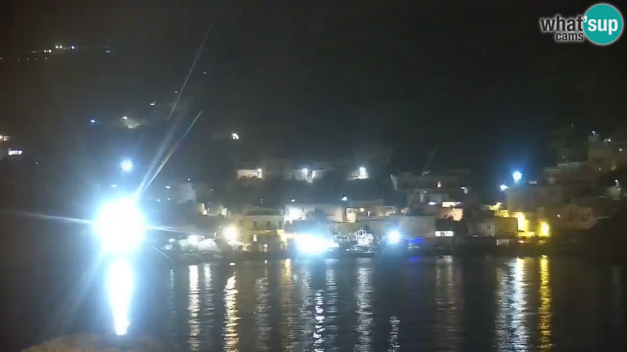 Otok Ponza kamera Pogled na pristanišče