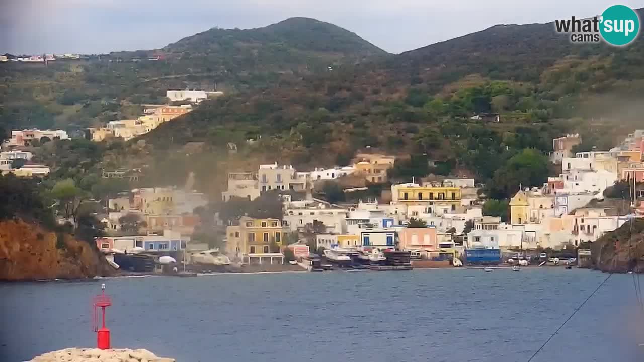 Otok Ponza kamera Pogled na pristanišče