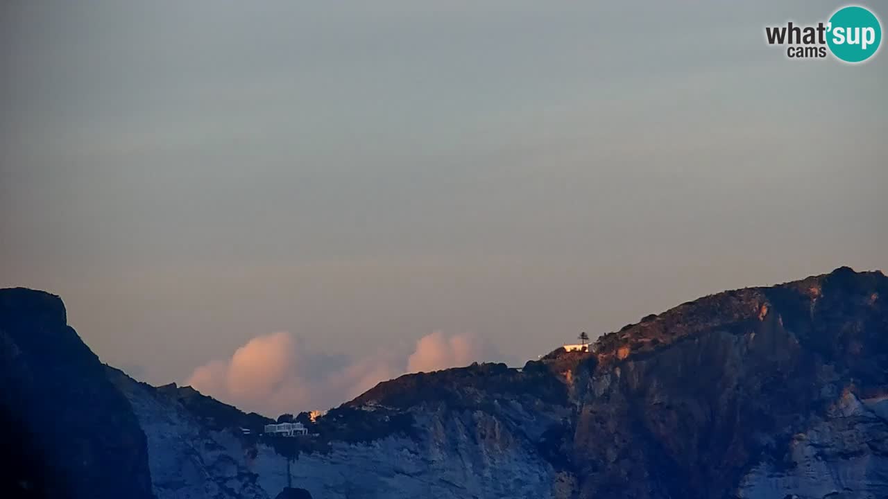 Otok Ponza kamera Pogled na pristanišče