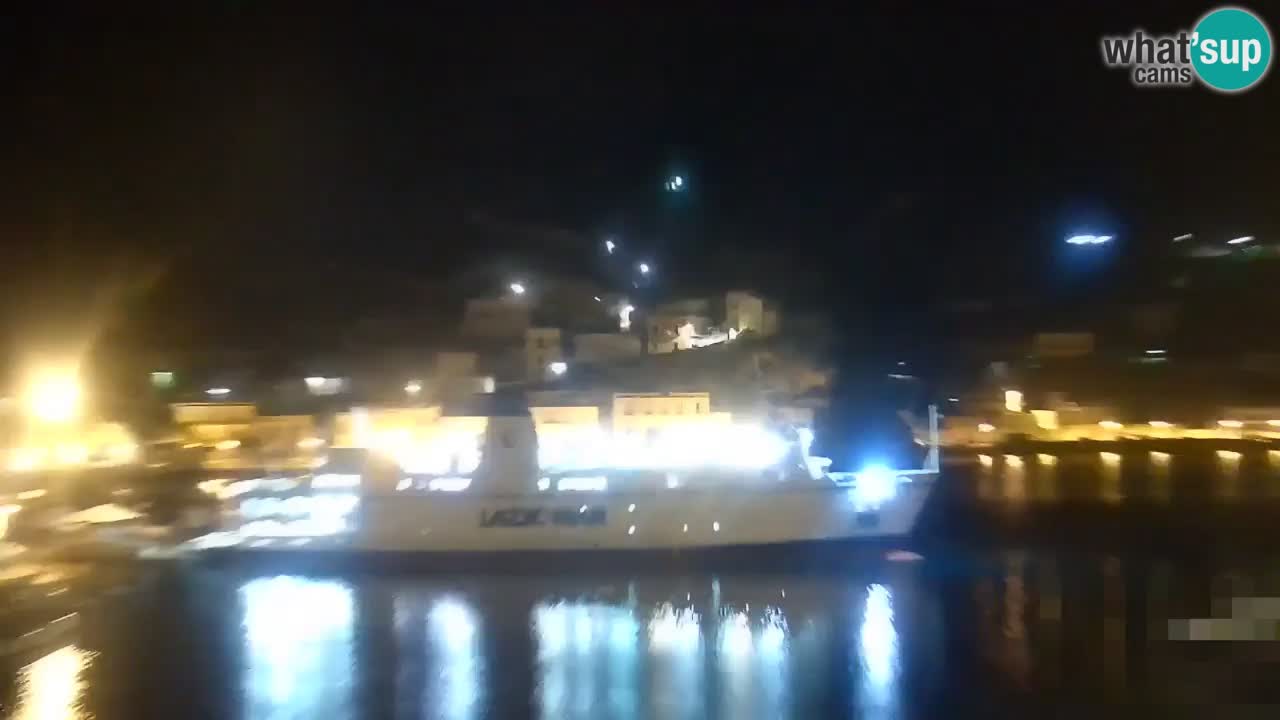 Otok Ponza kamera Pogled na pristanišče
