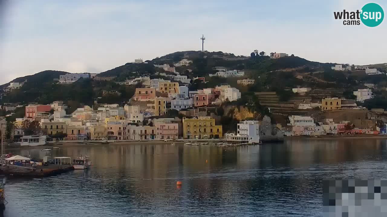 Otok Ponza kamera Pogled na pristanišče
