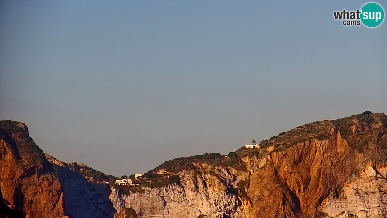 Otok Ponza kamera Pogled na pristanišče