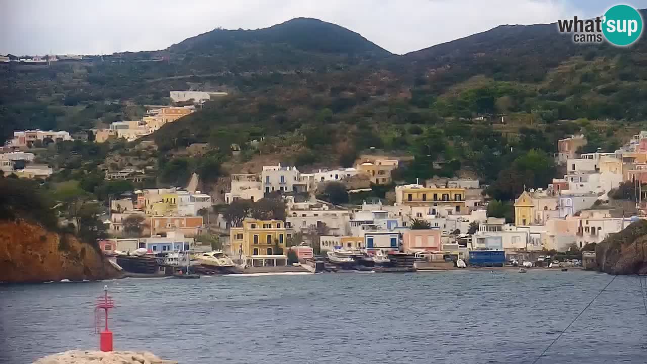 Otok Ponza kamera Pogled na pristanišče
