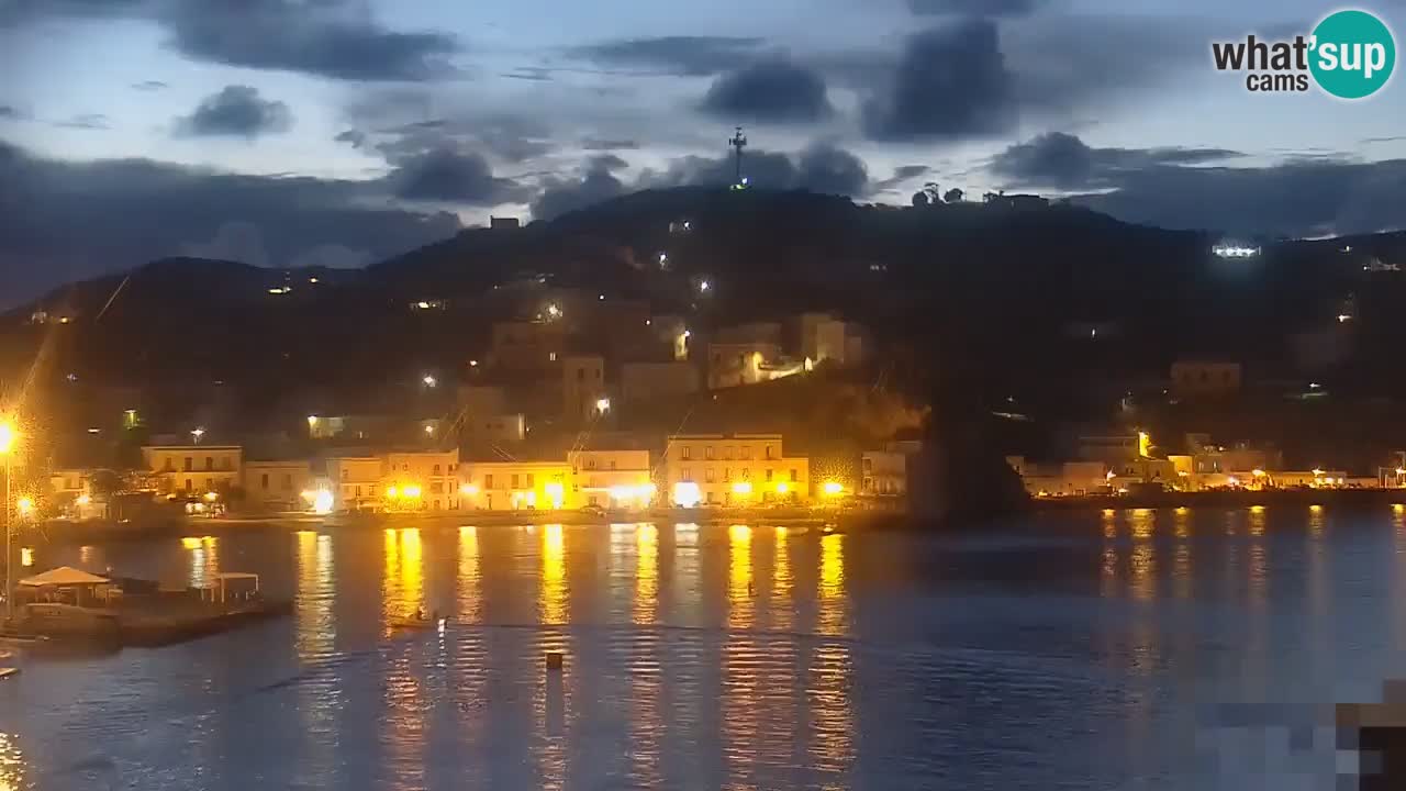 Otok Ponza kamera Pogled na pristanišče