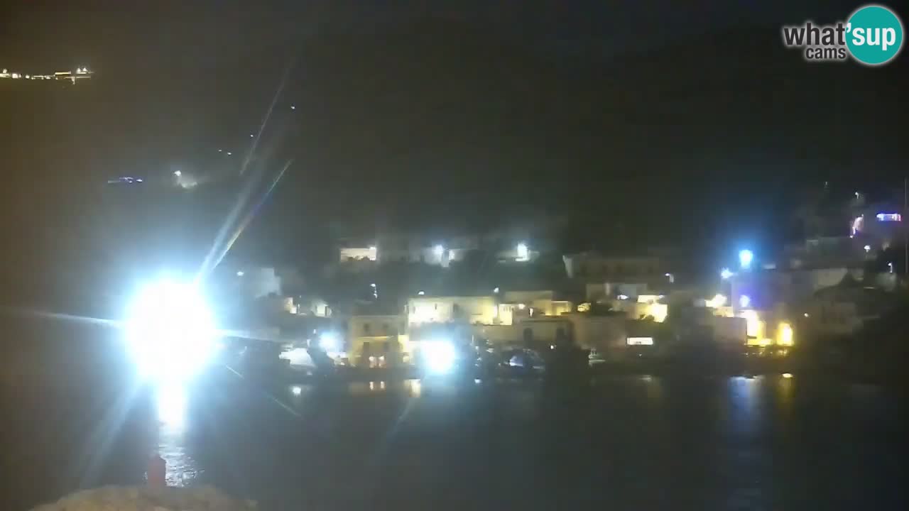 Otok Ponza kamera Pogled na pristanišče