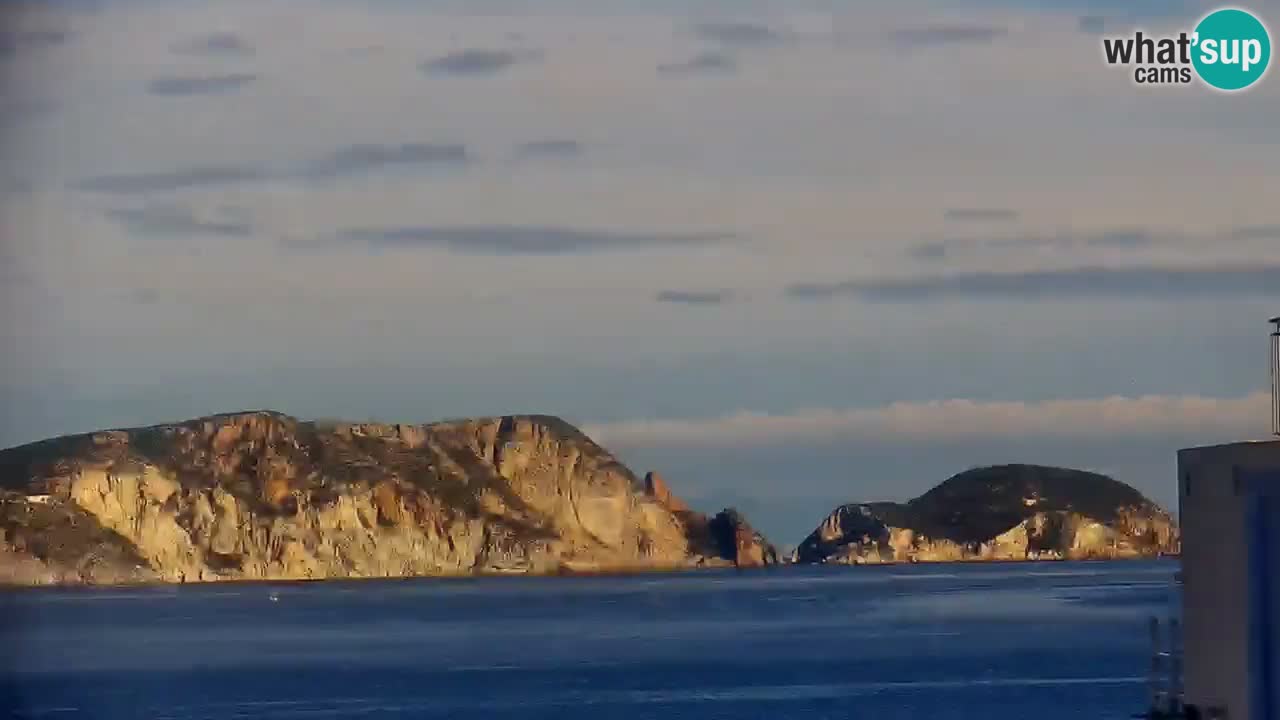 Otok Ponza kamera Pogled na pristanišče