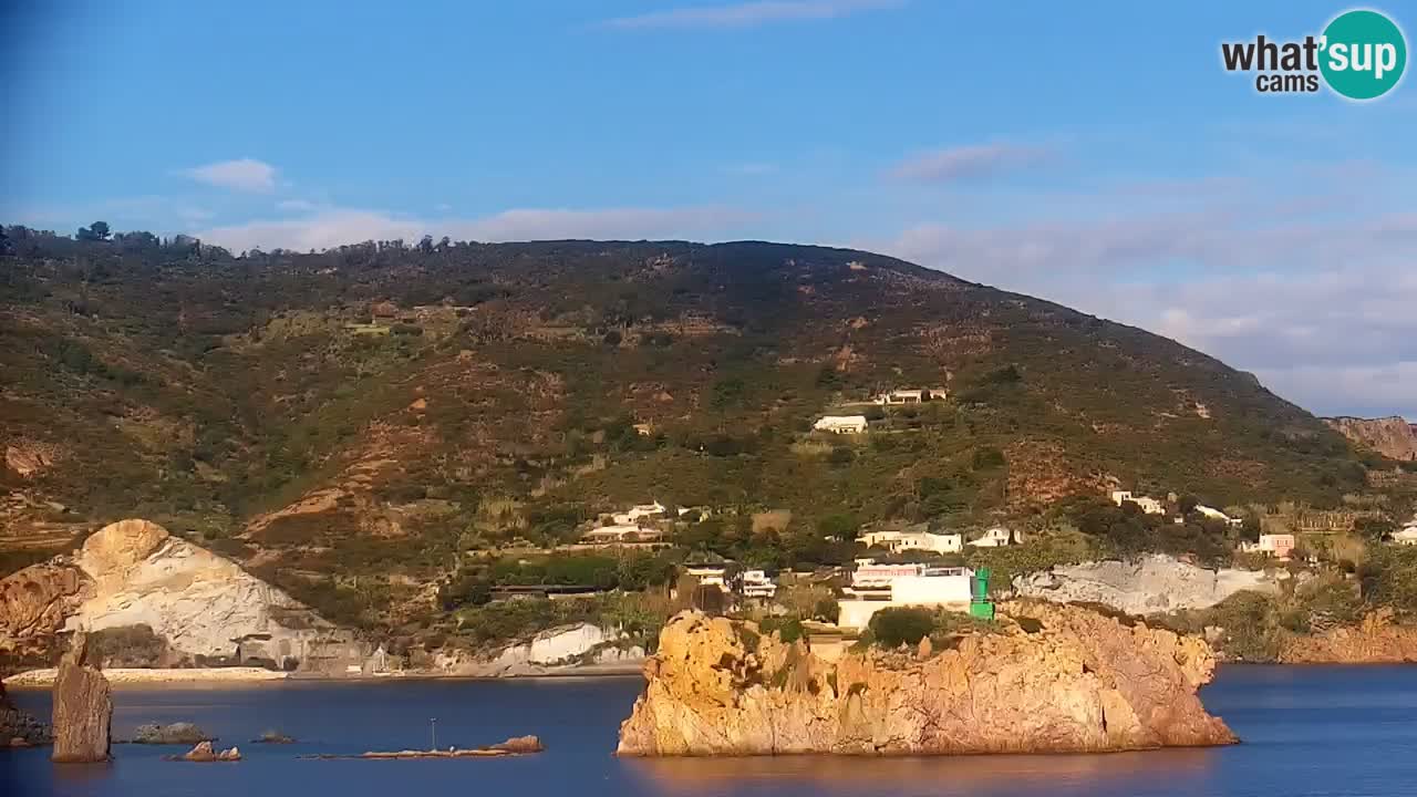 Otok Ponza kamera Pogled na pristanišče