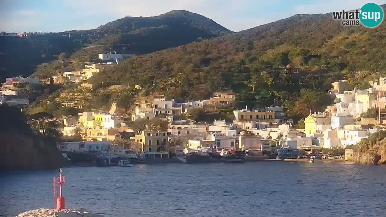Otok Ponza kamera Pogled na pristanišče