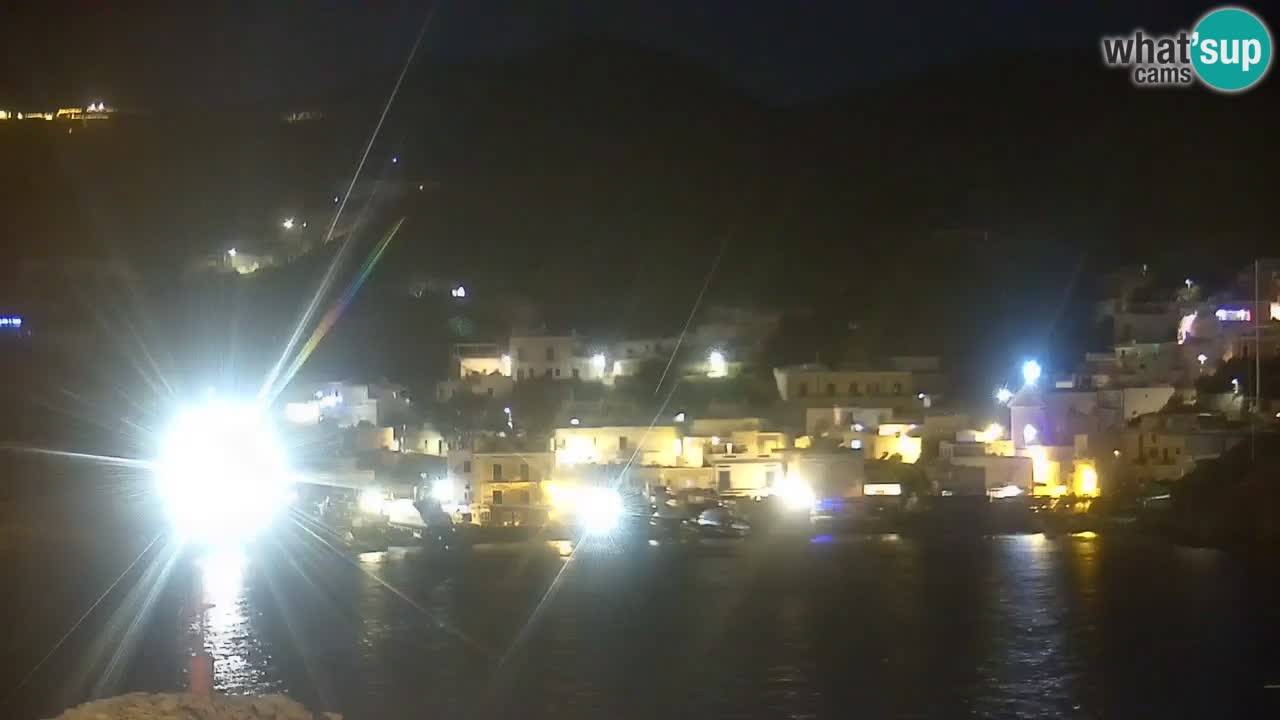 Otok Ponza kamera Pogled na pristanišče