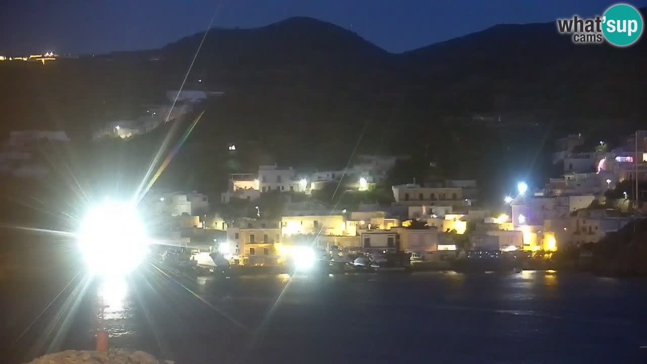 Otok Ponza kamera Pogled na pristanišče