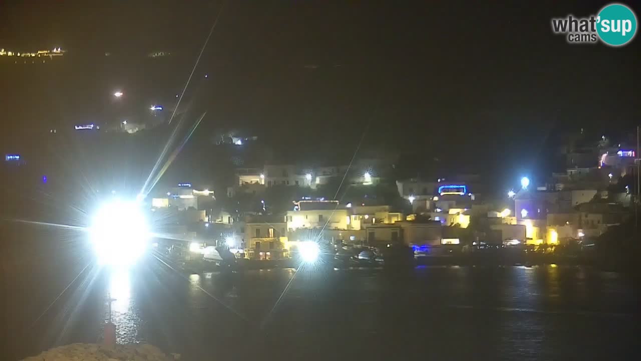 Otok Ponza kamera Pogled na pristanišče