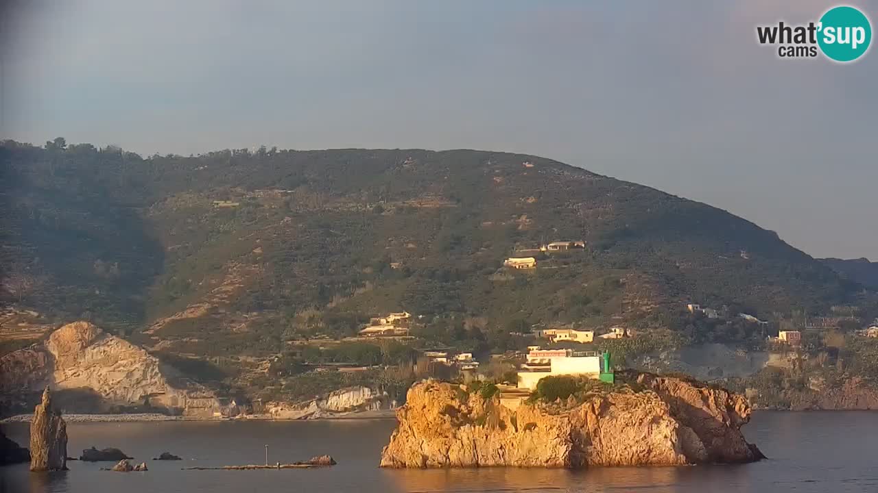 Otok Ponza kamera Pogled na pristanišče