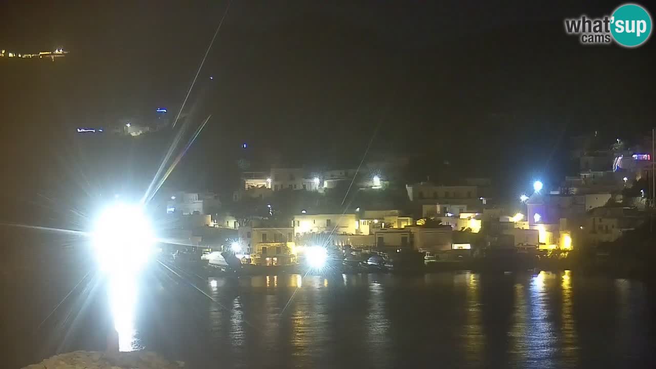 Otok Ponza kamera Pogled na pristanišče