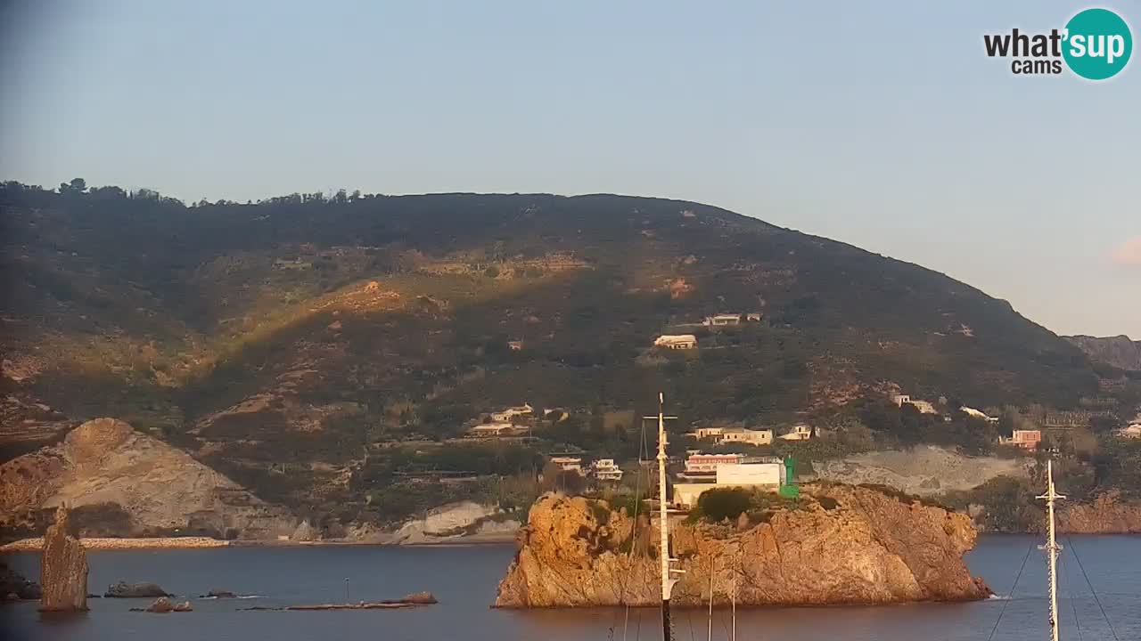 Otok Ponza kamera Pogled na pristanišče