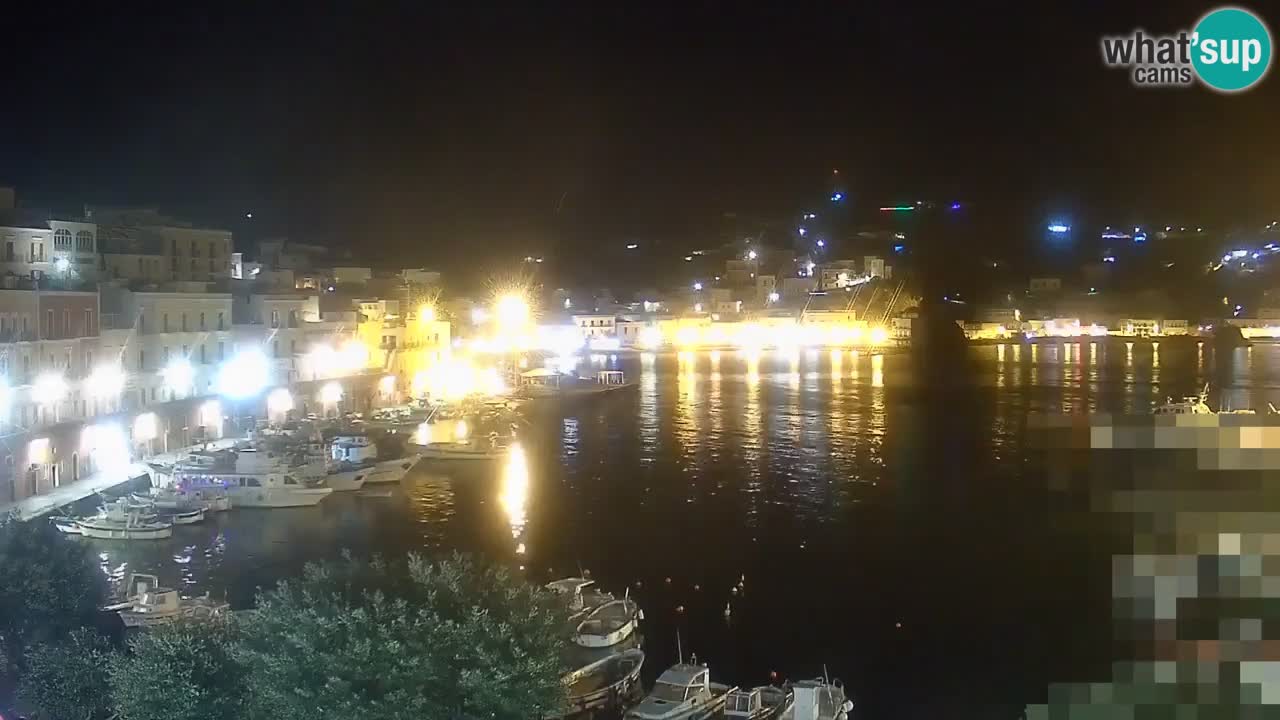 Otok Ponza kamera Pogled na pristanišče