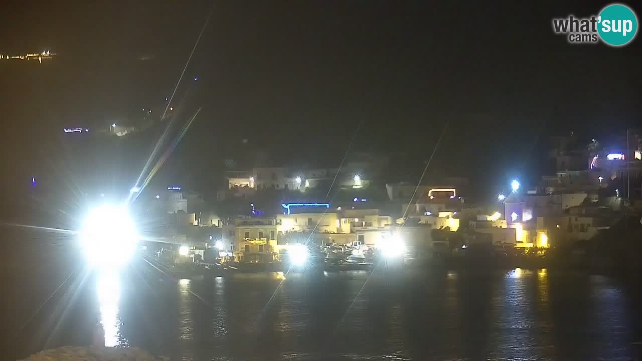 Otok Ponza kamera Pogled na pristanišče