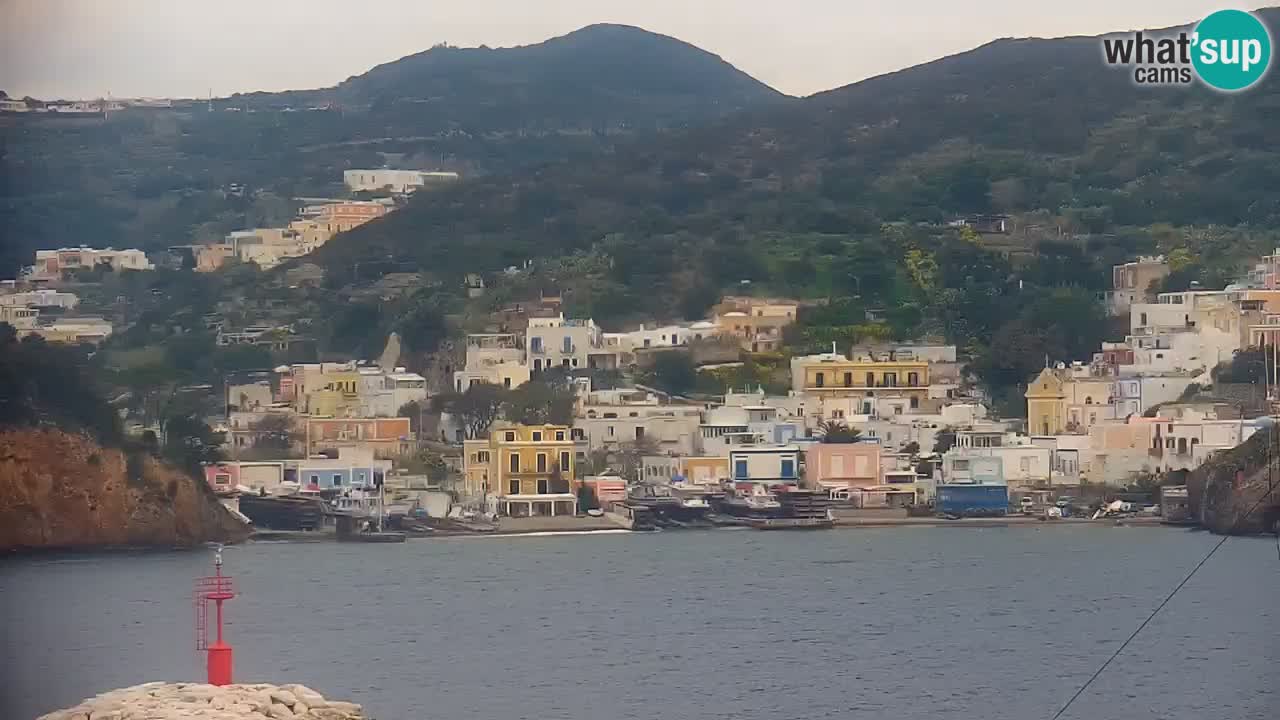 Otok Ponza kamera Pogled na pristanišče