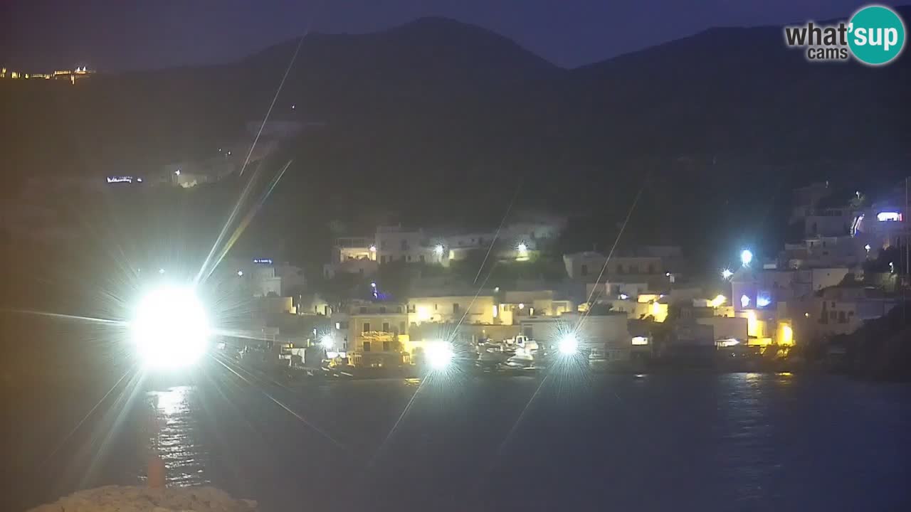 Otok Ponza kamera Pogled na pristanišče