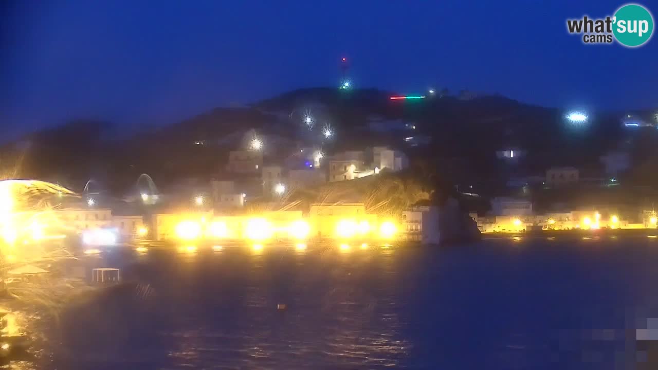 Otok Ponza kamera Pogled na pristanišče