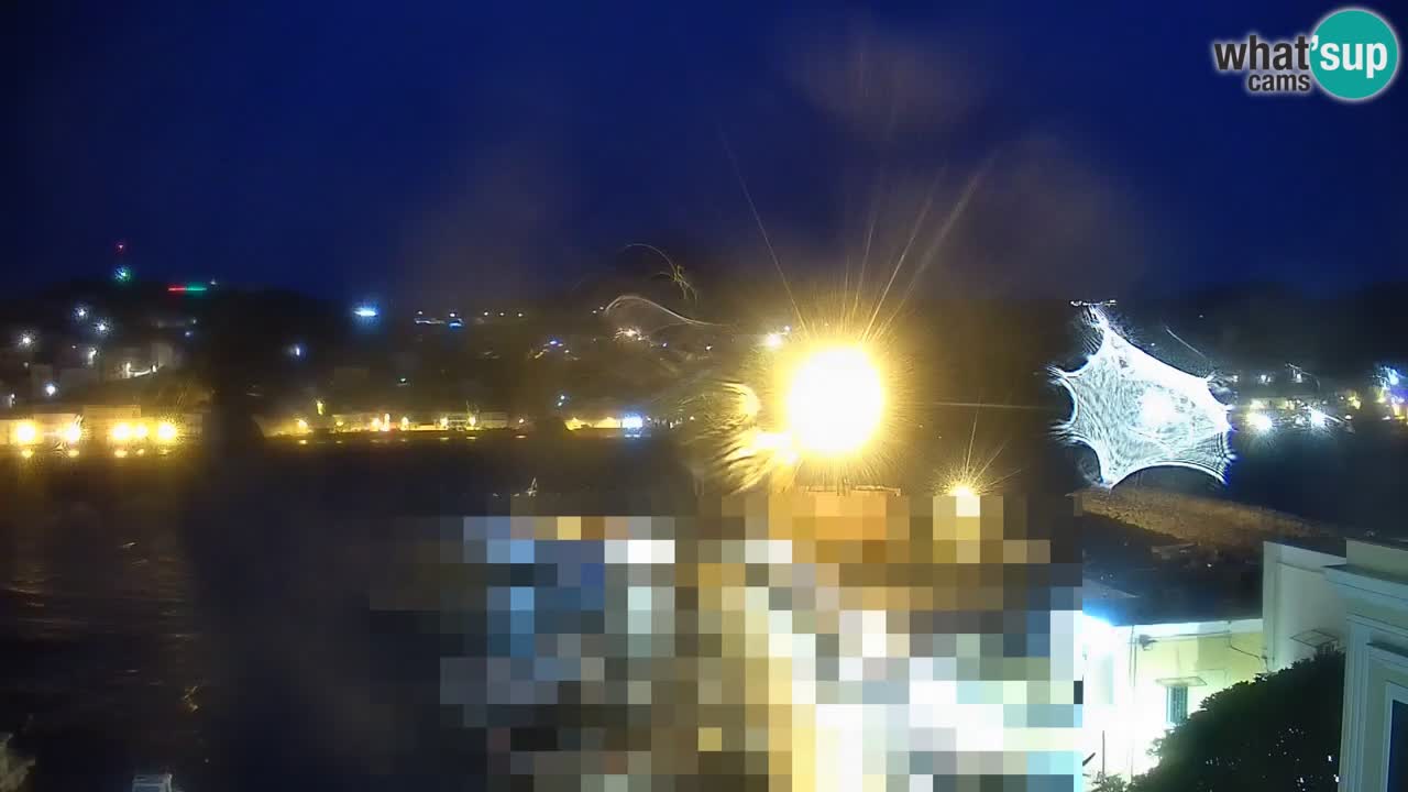 Otok Ponza kamera Pogled na pristanišče