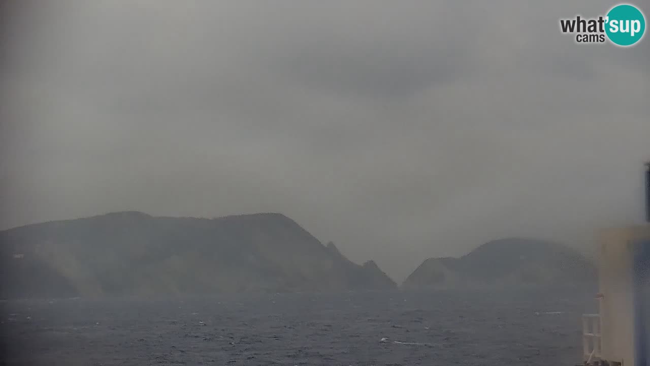 Otok Ponza kamera Pogled na pristanišče