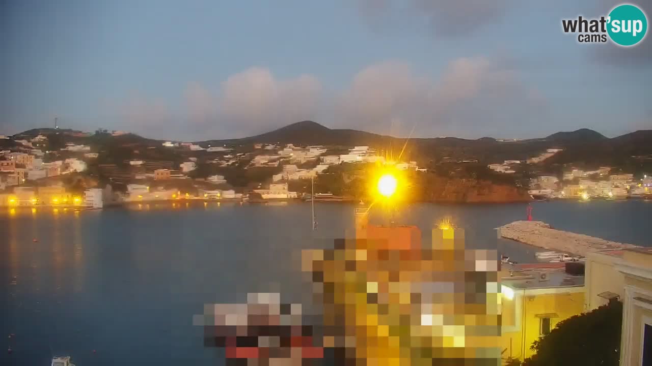 Island of Ponza livecam – the port webcam live