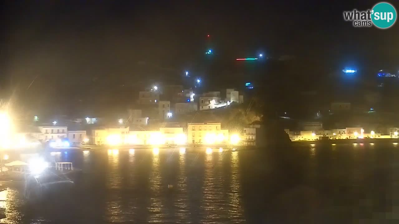 Otok Ponza kamera Pogled na pristanišče