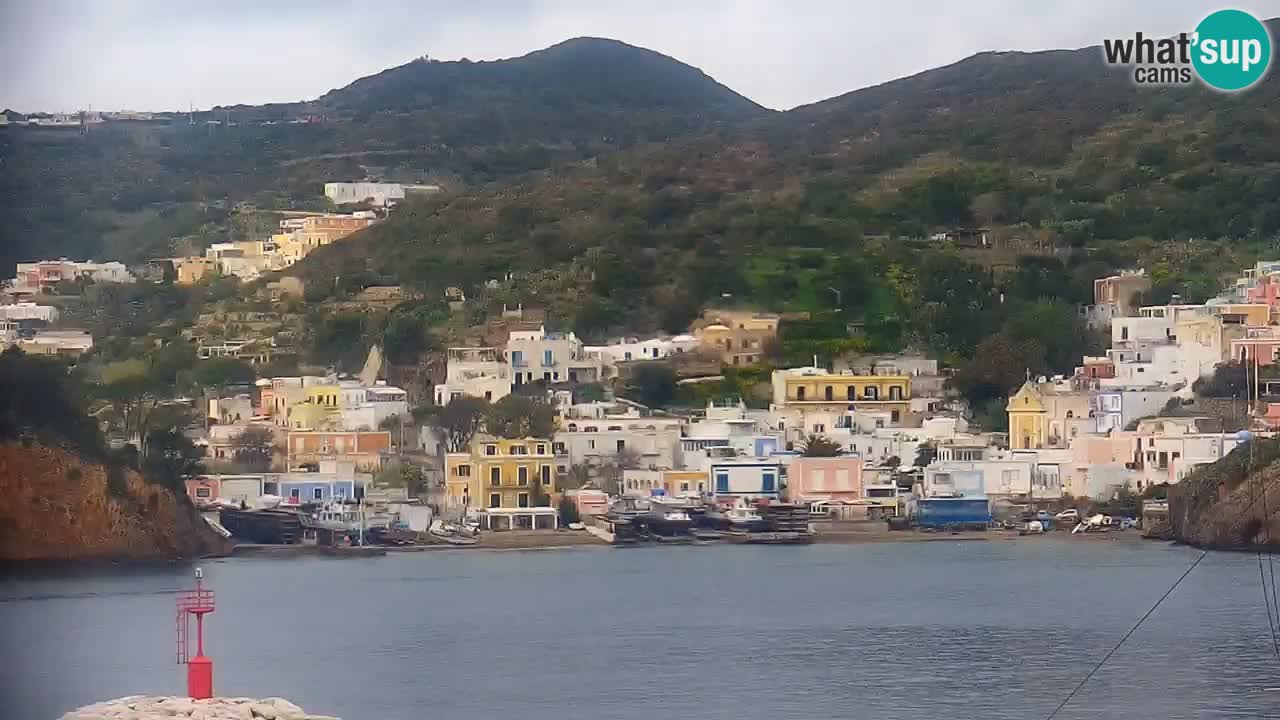 Otok Ponza kamera Pogled na pristanišče