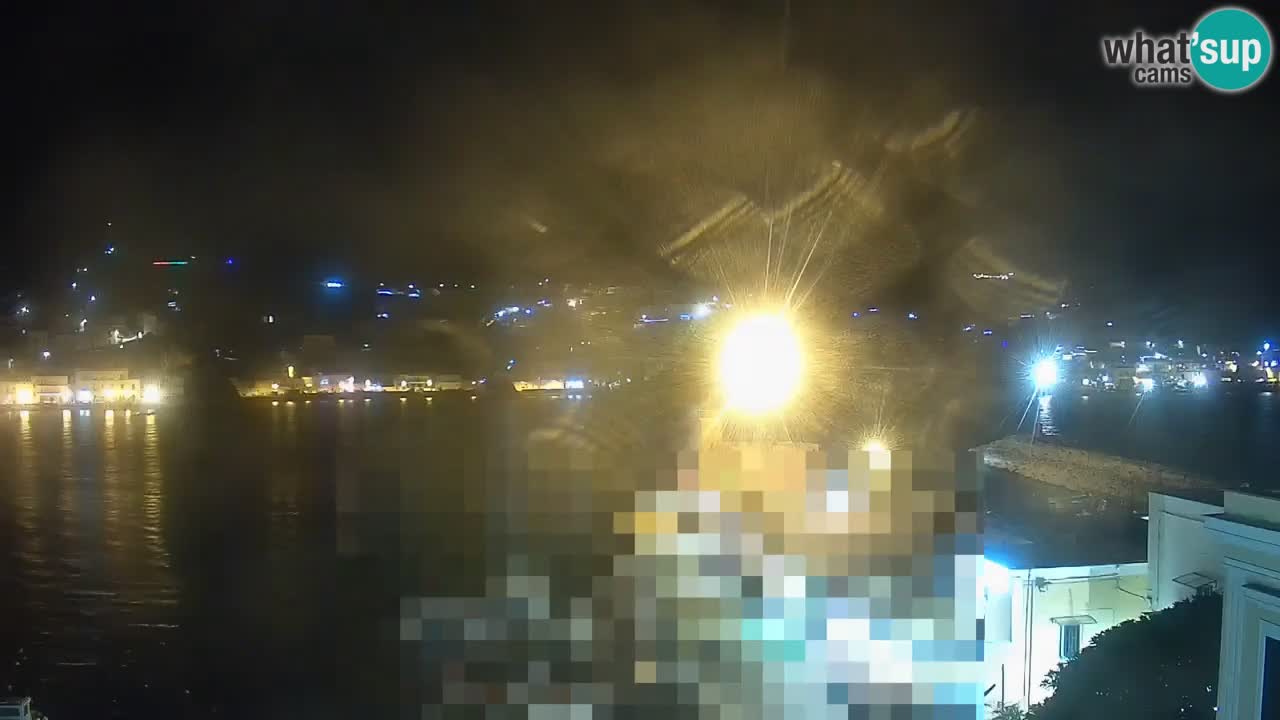 Otok Ponza kamera Pogled na pristanišče