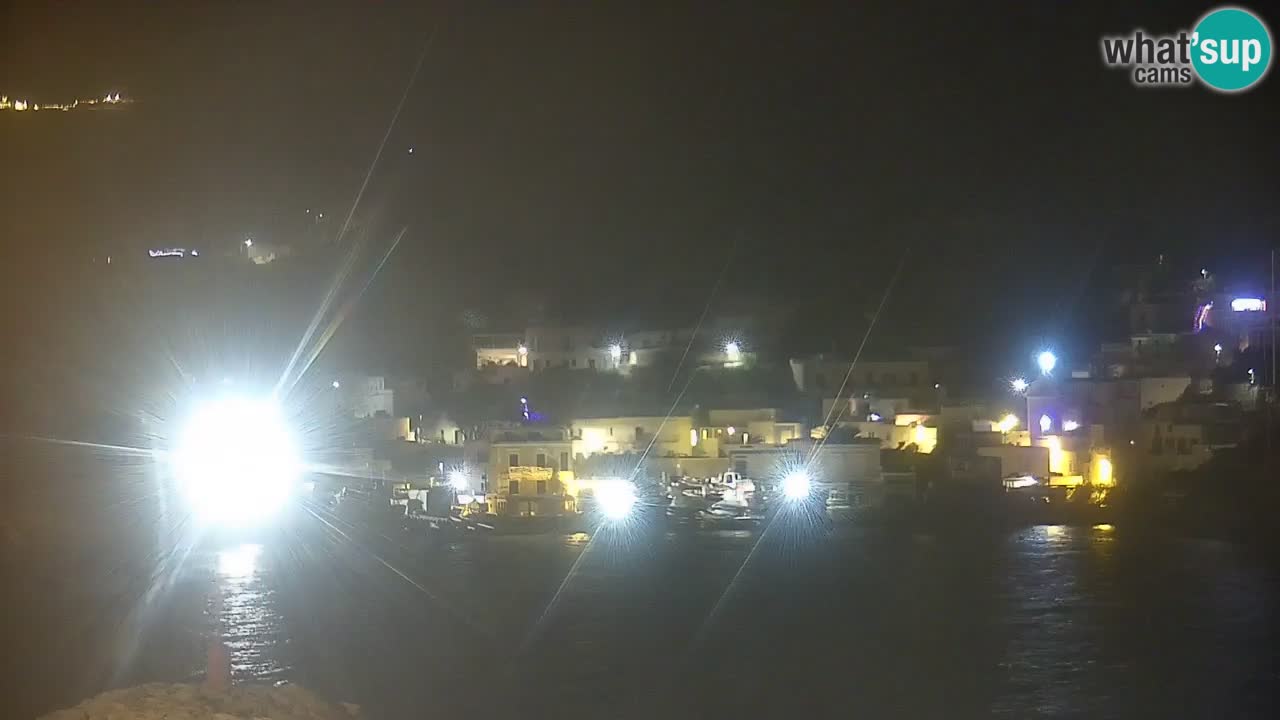 Otok Ponza kamera Pogled na pristanišče