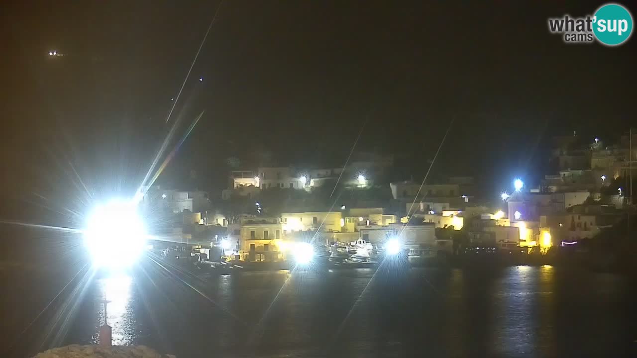 Otok Ponza kamera Pogled na pristanišče