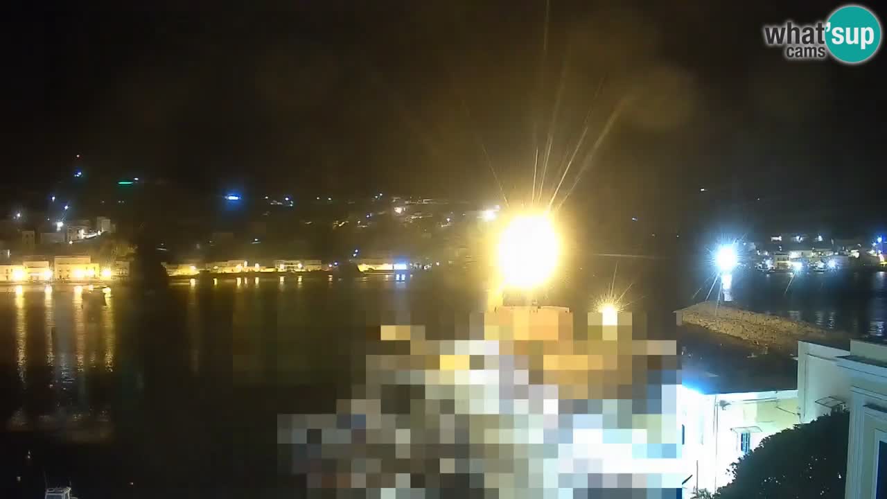 Otok Ponza kamera Pogled na pristanišče