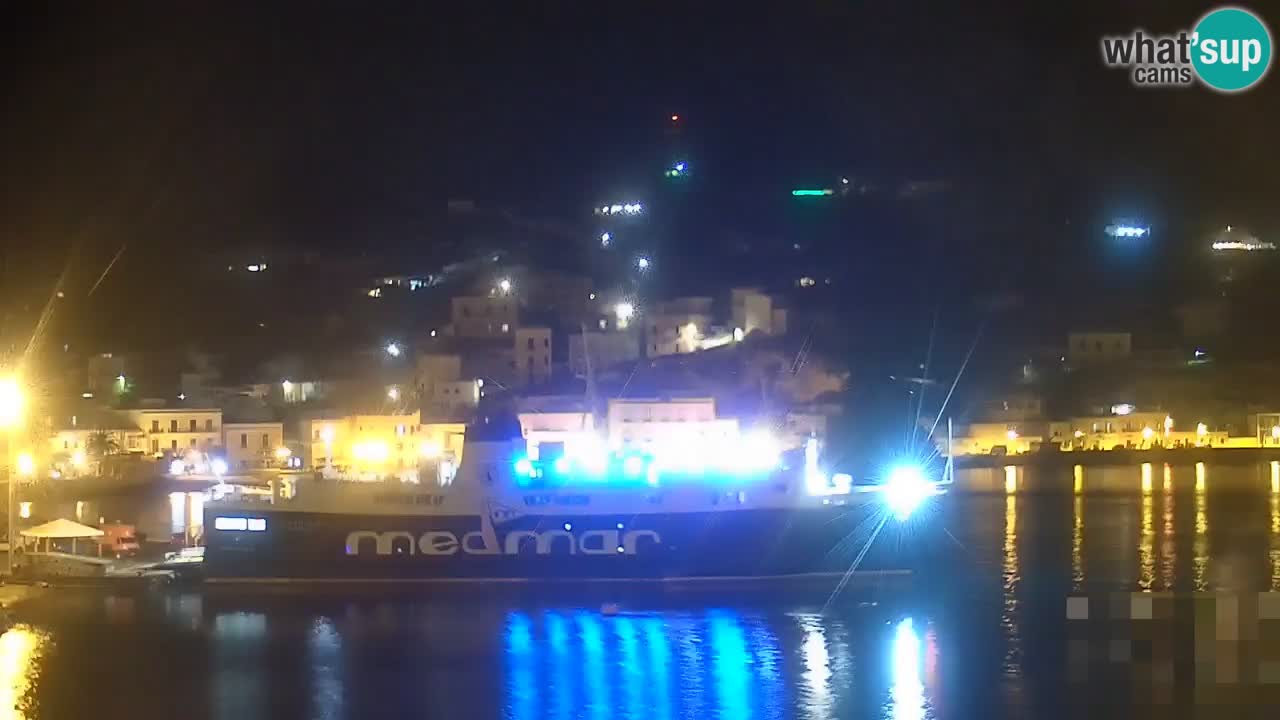 Otok Ponza web kamera Luka