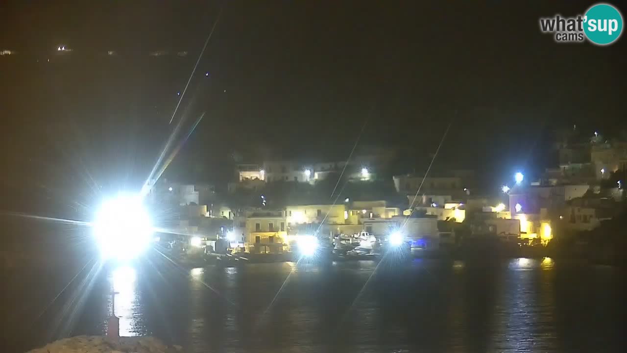 Otok Ponza kamera Pogled na pristanišče