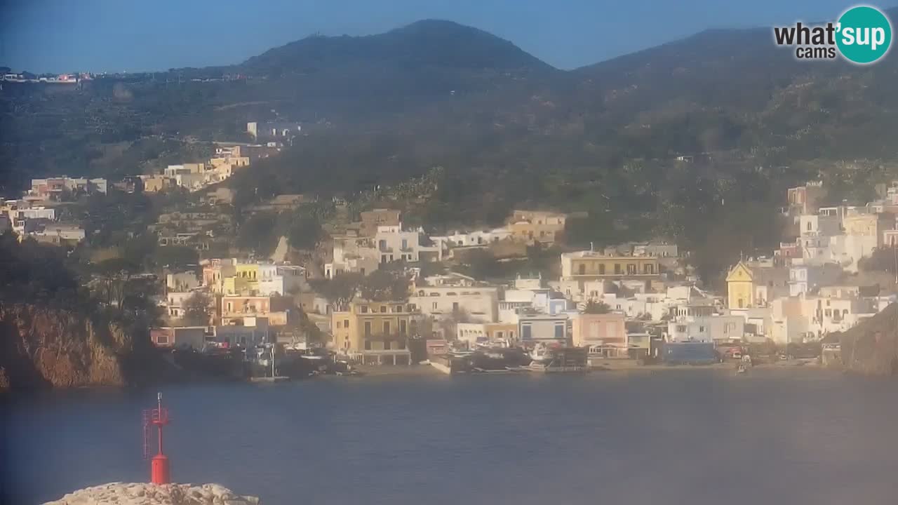Otok Ponza kamera Pogled na pristanišče
