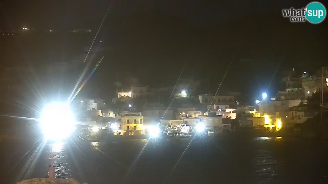 Otok Ponza kamera Pogled na pristanišče