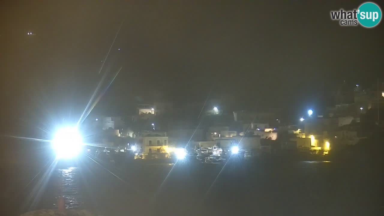 Otok Ponza kamera Pogled na pristanišče