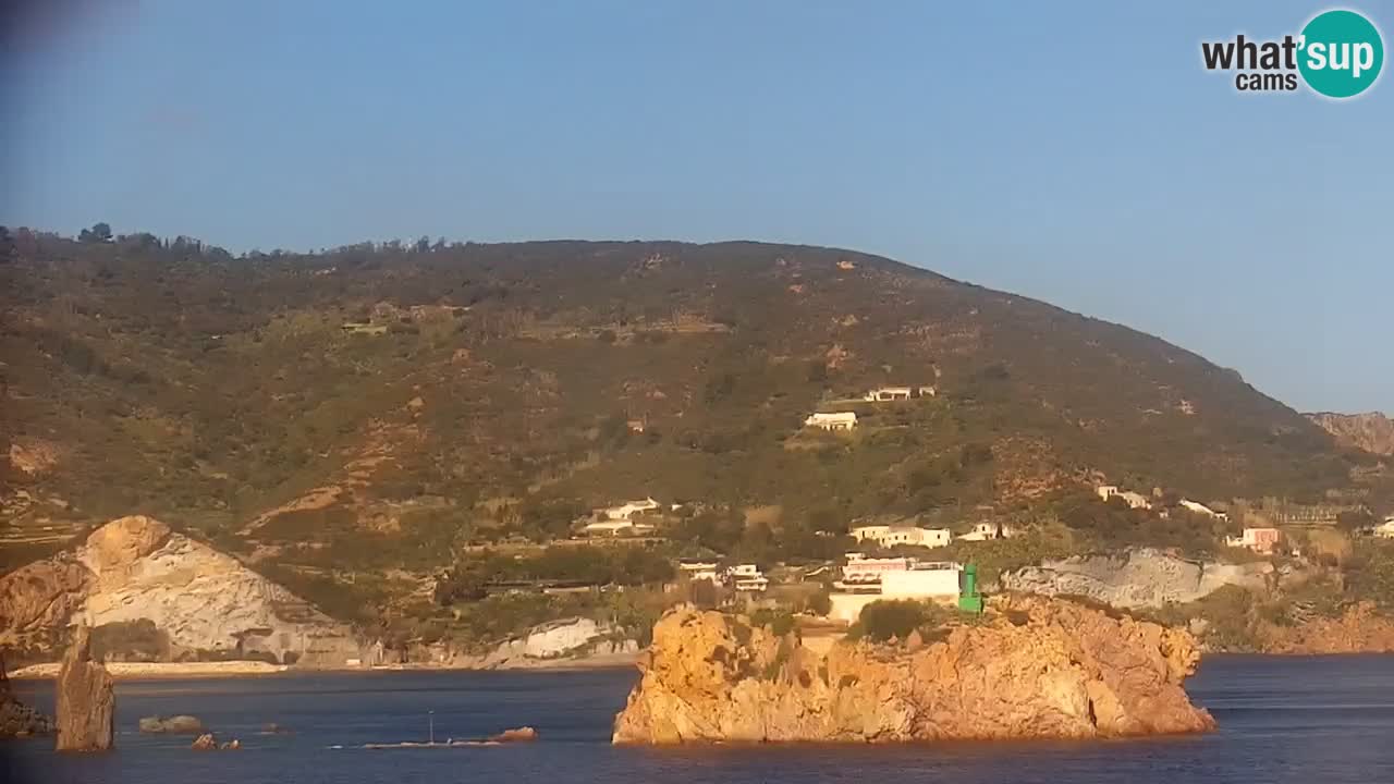 Otok Ponza kamera Pogled na pristanišče