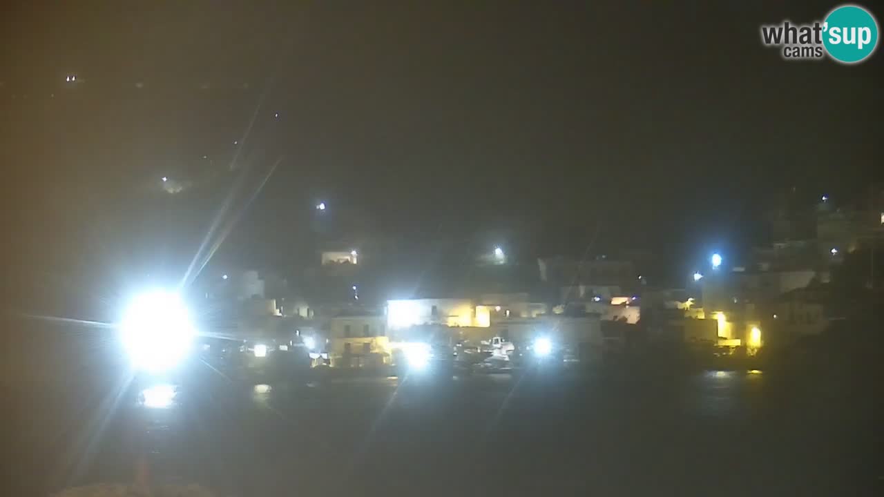 Otok Ponza kamera Pogled na pristanišče