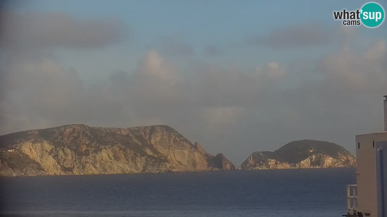 Otok Ponza kamera Pogled na pristanišče