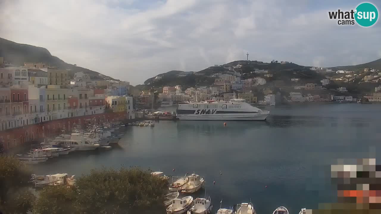 Insel Ponza webcam – Port