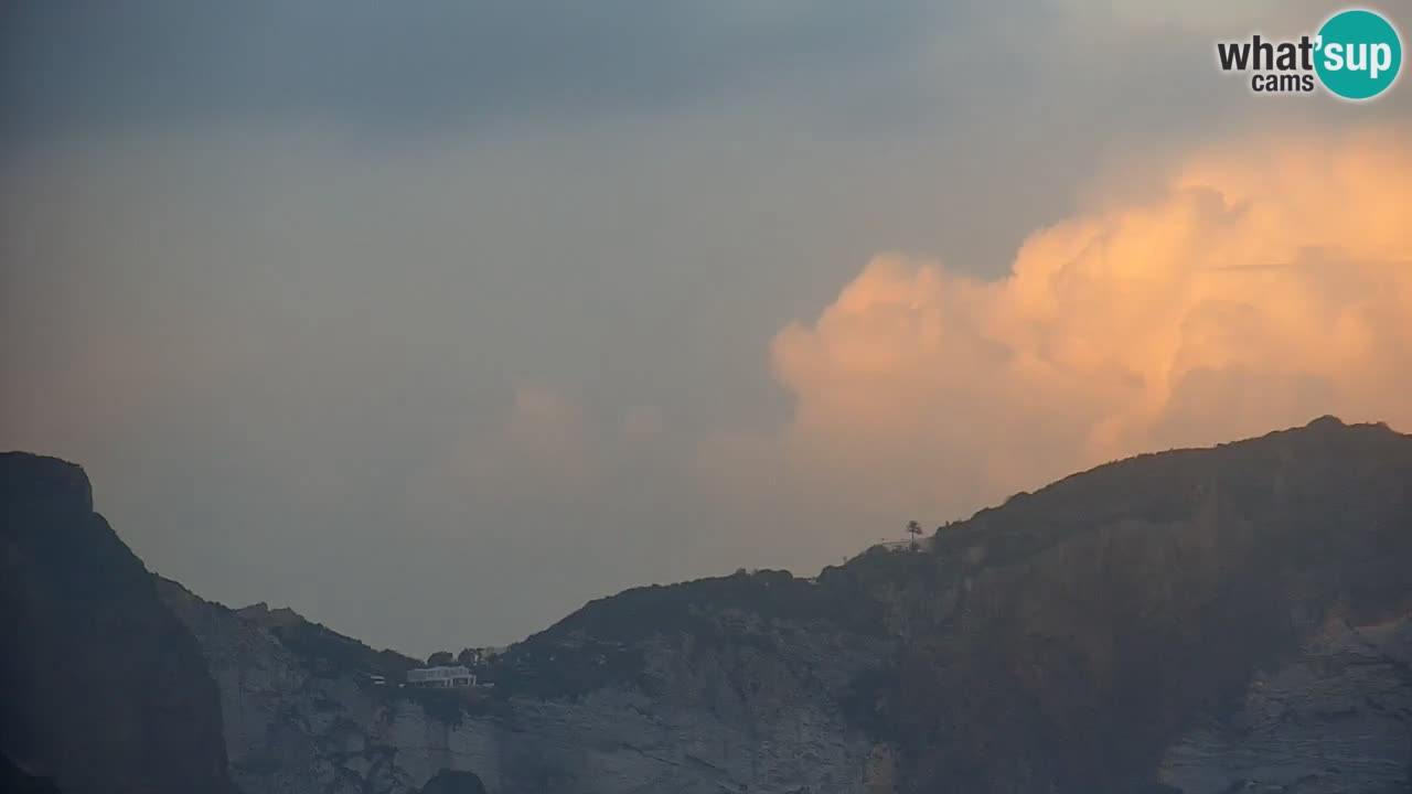 Otok Ponza kamera Pogled na pristanišče