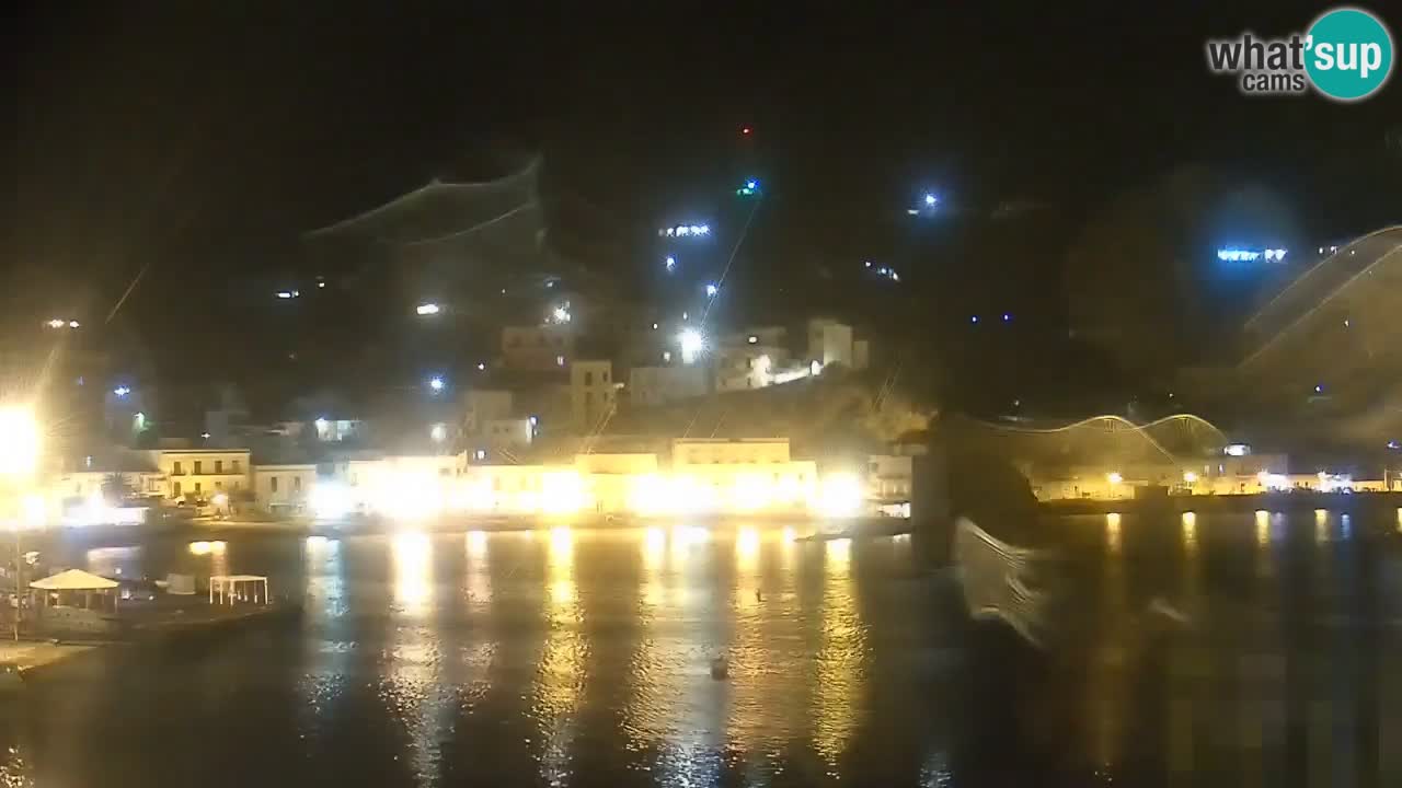 Otok Ponza kamera Pogled na pristanišče