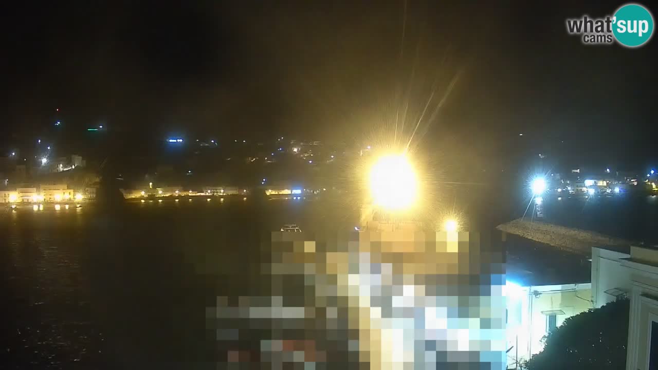 Otok Ponza kamera Pogled na pristanišče